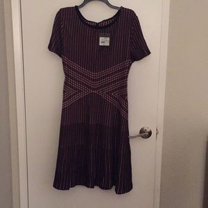 St John fit and flare dress